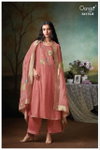 Ciena 4173 By Ganga Silk With Embroidery Work Dress Material Suppliers In India